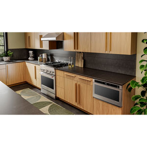 KitchenAid 24 in. 1.3 cu. ft. 950W Drawer Microwave with Sensor Cooking - Stainless Steel with PrintShield Finish, , hires