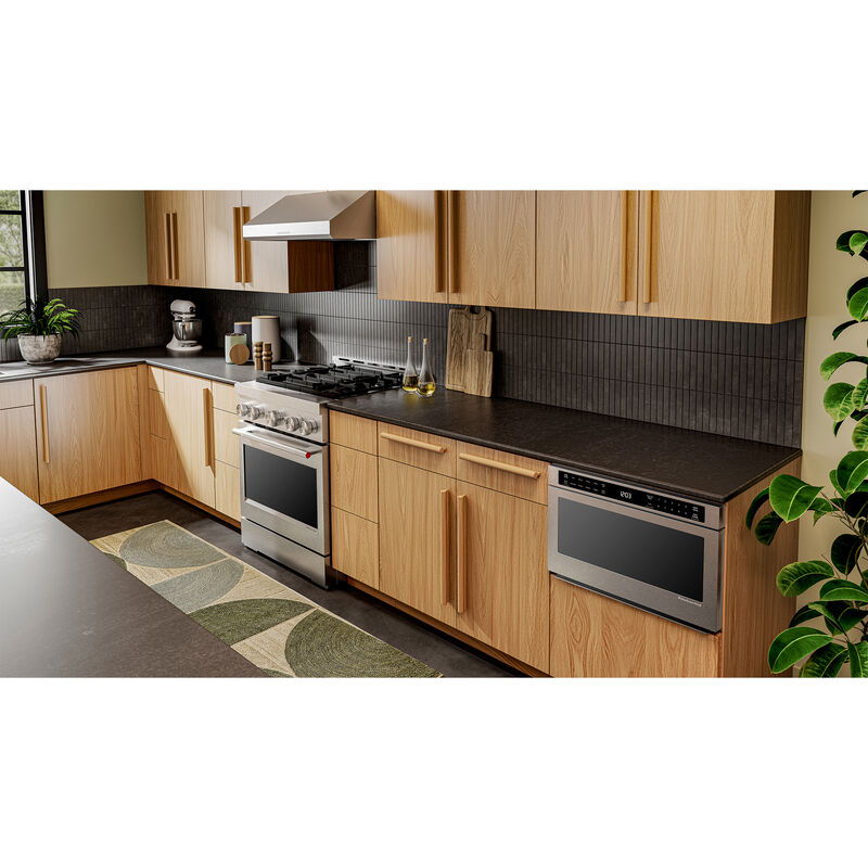 KitchenAid 24 in. 1.3 cu. ft. 950W Drawer Microwave with Sensor Cooking - Stainless Steel with PrintShield Finish, , hires