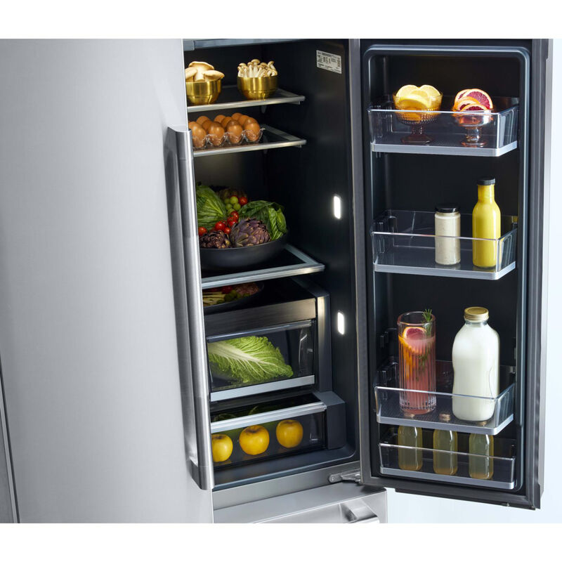 JennAir Rise 36 in. 24.7 cu. ft. Smart Counter Depth French Door Refrigerator with Internal Water Dispenser - Stainless Steel, , hires