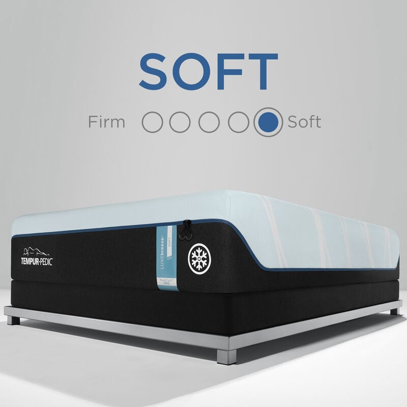 Tempur-Pedic LuxeBreeze Soft Mattress - Twin XL Size, , hires