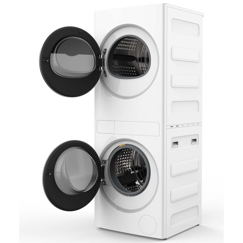 Whirlpool 24 in. 2.7 cu. ft. Electric Front Load Ventless Heat Pump Laundry Center with Sanitize Cycle & Sensor Dry - White, , hires