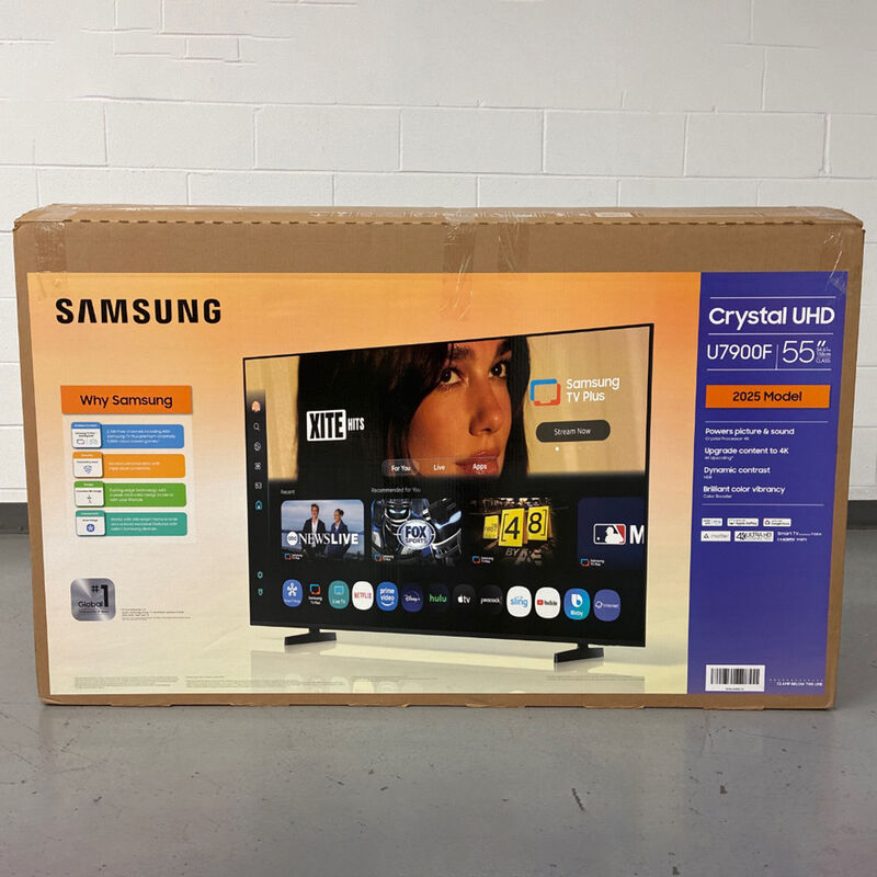 Samsung - 55" Class U7900F LED 4K UHD Smart Tizen TV (Open Box Fair Condition), , hires
