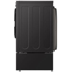 LG 27 in. 7.8 cu. ft. Smart Stackable Ventless Electric Dryer with Heat Pump & Sensor Dry - Black Steel, , hires