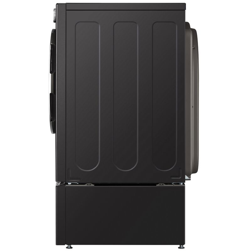 LG 27 in. 7.8 cu. ft. Smart Stackable Ventless Electric Dryer with Heat Pump & Sensor Dry - Black Steel, , hires