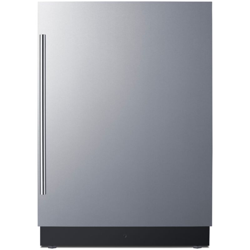 Summit 24 in. 3.2 cu. ft. Undercounter Refrigerator - Stainless Steel, , hires