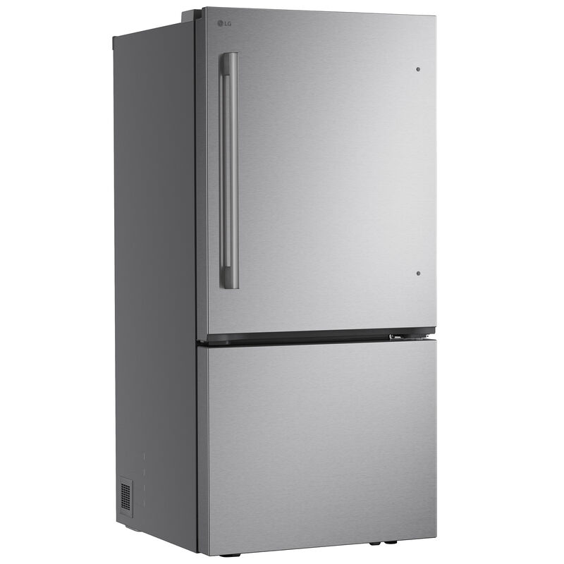 LG 33 in. 25.5 cu. ft. Smart Bottom Freezer Refrigerator with Ice Maker - PrintProof Stainless Steel, , hires