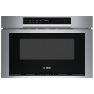 Bosch 800 Series 24 in. 1.2 cu. ft. Low Profile Smart Drawer Microwave with Sensor Cooking - Stainless Steel, , hires