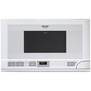 Sharp 24 in. 1.5 cu.ft Over-the-Counter Microwave Microwave with 11 Power Levels & Sensor Cooking Controls - White, , hires