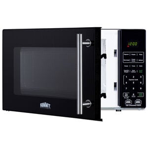 Summit 18 in. 0.7 cu. ft. 700W Countertop Microwave - Black, , hires