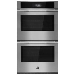 JennAir Rise 30 in. 10.0 cu. ft. Smart Front Control Electric Double Wall Oven with True European Convection & Sensor Cooking - Stainless Steel, , hires