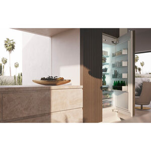 Monogram 24 in. 12.5 cu. ft. Built-in Smart Upright Freezer with Ice-Maker & Adjustable Shelves - Custom Panel Ready, , hires