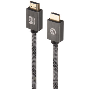 Generations Ultra-Premium Series 4 FT. 48 GBPS High-Speed HDMI Cable - Gray/Black