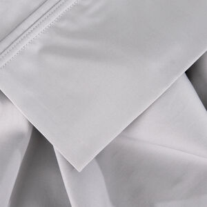 BedGear Hyper-Cotton Queen Size Sheet Set (Ideal for Adj. Bases) - Light Grey, , hires