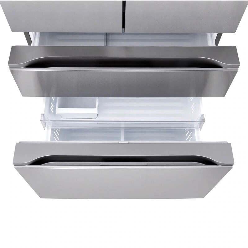 LG 36 in. 29.6 cu. ft. Smart 4-Door French Door Refrigerator with Internal Water Dispenser - PrintProof Stainless Steel, , hires