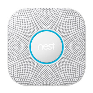 Google Nest Protect Battery Operated Smoke and Carbon Monoxide Detector - White