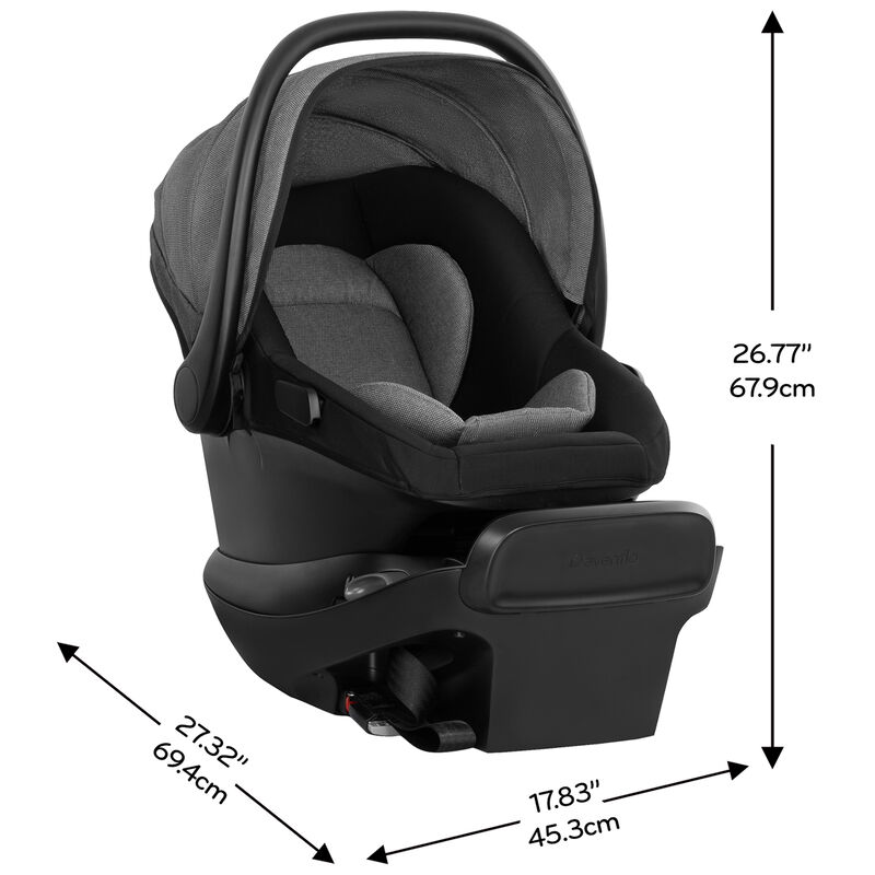 Evenflo Shyft Intuiti Travel System with Revolve180 LiteMax NXT Rotational Infant Car Seat - Fossil Gray, , hires
