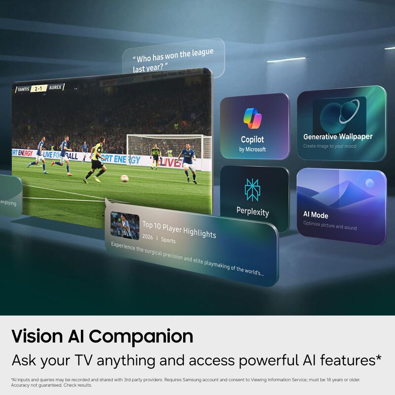 Samsung - 55" Class QN70H Neo QLED 4K UHD Smart Tizen TV, , hires