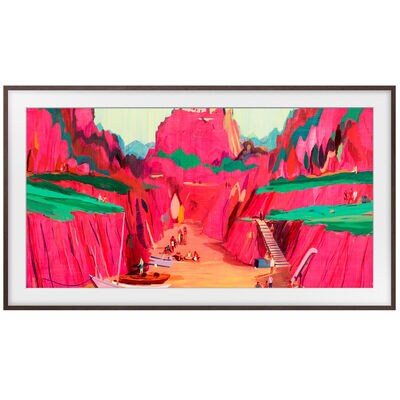 Samsung Frame 65" Customizable Bezel - Modern Brown Compatible with Samsung 2025 65" Frame and 2025 Frame Pro TVs | VG-SCFF65BW