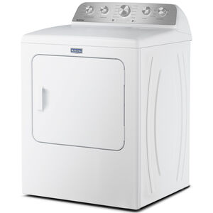 Maytag Pet Pro 29 in. 7.0 cu. ft. Electric Dryer with Sensor Dry & Steam Cycle - White, White, hires
