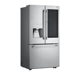 LG Studio 36 in. 23.5 cu. ft. Smart Counter Depth French Door Refrigerator with External Ice & Water Dispenser- Stainless Steel, , hires