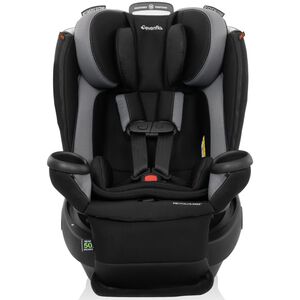 Evenflo Revolve360 Extend All-in-One Rotating Car Seat with Quick Clean Cover - Revere Gray, , hires