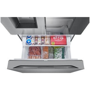LG 36 in. 25.5 cu. ft. Smart Counter Depth French Door Refrigerator with Ice & Water Dispenser - PrintProof Stainless Steel, PrintProof Stainless Steel, hires