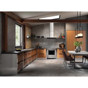 Wolf 30 in. Convertible Chimney Style Range Hood with 3 Fan Speeds & 2 LED Lights - Black, , hires