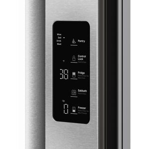 KitchenAid 36 in. 24.8 cu. ft. Smart Counter Depth French Door Refrigerator with Internal Water Dispenser - Stainless Steel with PrintShield Finish, Stainless Steel with PrintShield Finish, hires