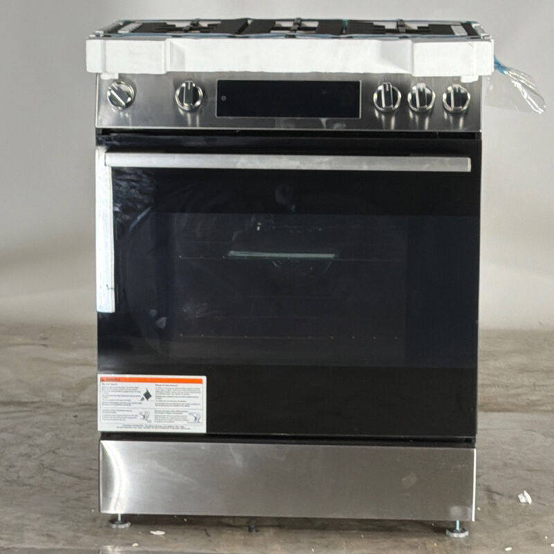 Bosch 100 Series 30 in. 5.8 cu. ft. Air Fry Standard Convection Slide-In Gas Range with 5 Sealed Burners - Stainless Steel (Open Box Good Condition), , hires