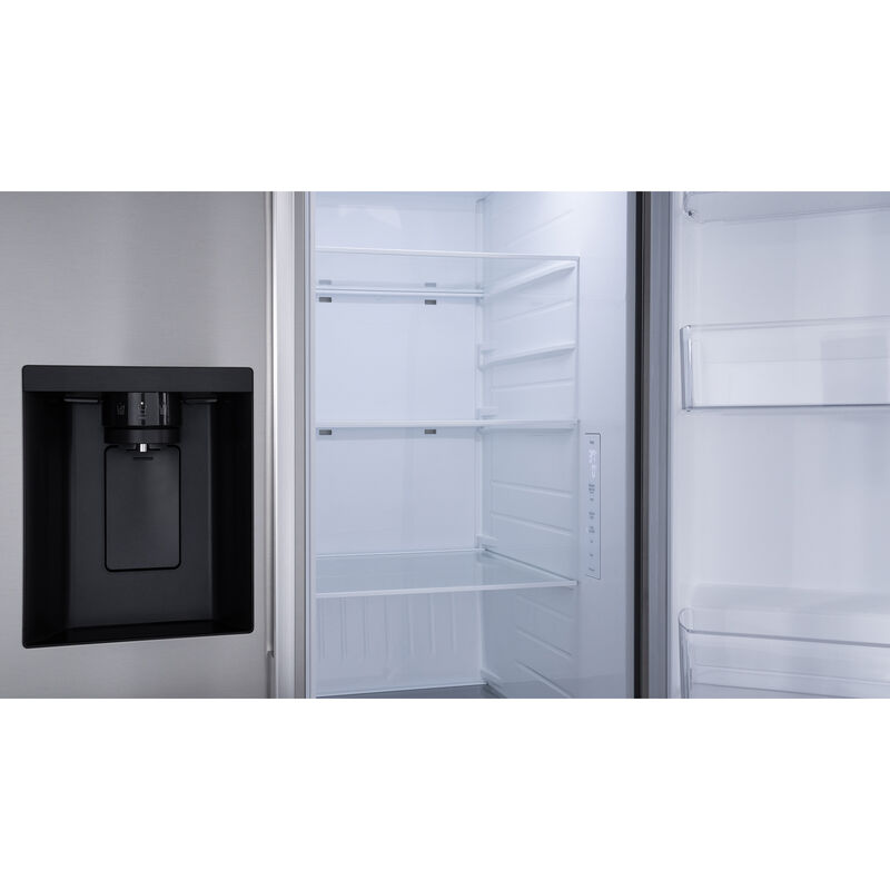 LG 36 in. 26.6 cu. ft. Smart Side by Side Refrigerator with Ice & Water Dispenser - PrintProof Stainless Steel, , hires
