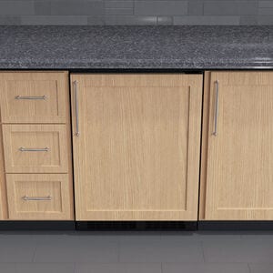 Marvel 24 in. Undercounter Wine Cooler with Wire Racks, Single Temperature Zone & 45 Bottle Capacity - Custom Panel Ready, , hires