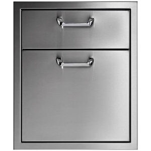 Lynx Classic 19 in. Double Access Drawers - Stainless Steel, , hires