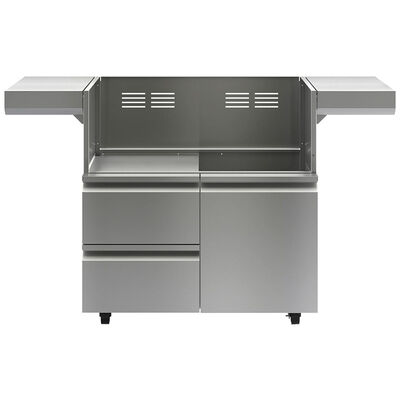 Wolf 36 in. Grill Cart with Wheels & Self-Closing Doors - Stainless Steel | CART36