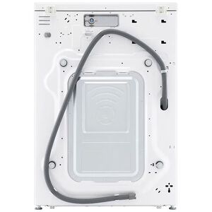 LG 27 in. 5.0 cu. ft. Smart Stackable Front Load Washer with TurboWash 360, Sanitize & Steam Wash Cycle - White, White, hires