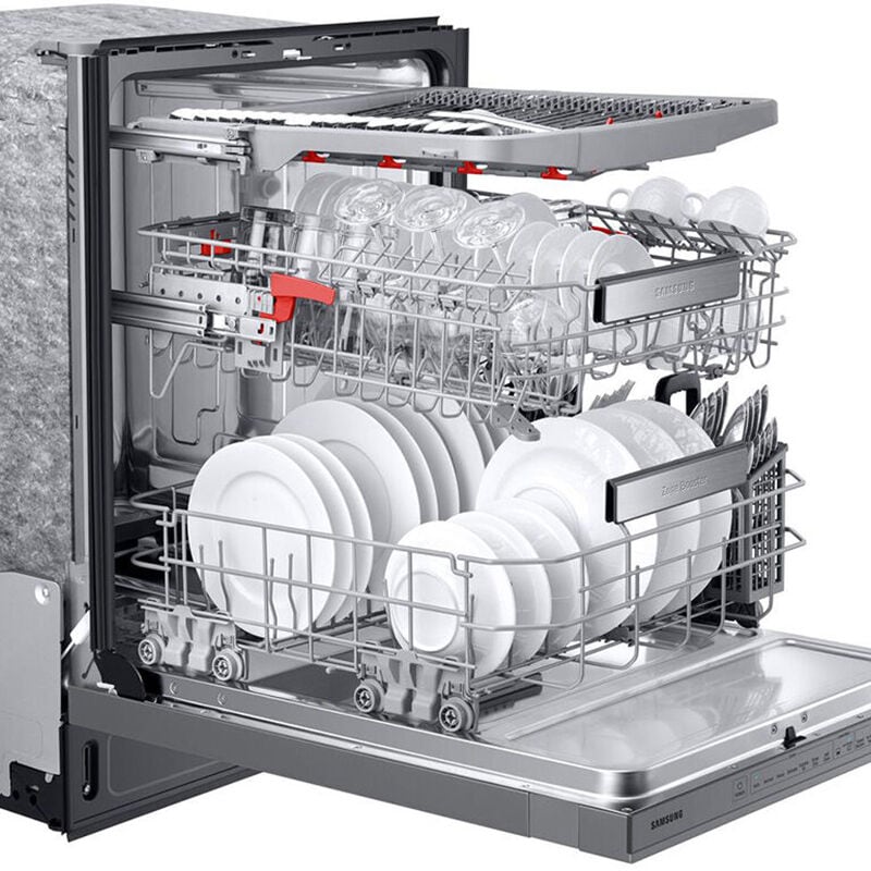 Samsung 24 Smart Built In Dishwasher with Top Control 39 dBA Sound Level 15 Place Settings 7 Wash Cycles Sanitize Cycle Stainless Steel P.C. Richard Son