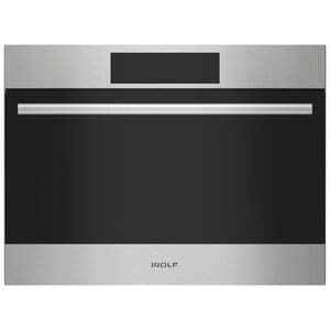 Wolf E Series 24 in. 1.6 cu. ft. 900W Built-In Microwave with Sensor Cooking - Stainless Steel, , hires