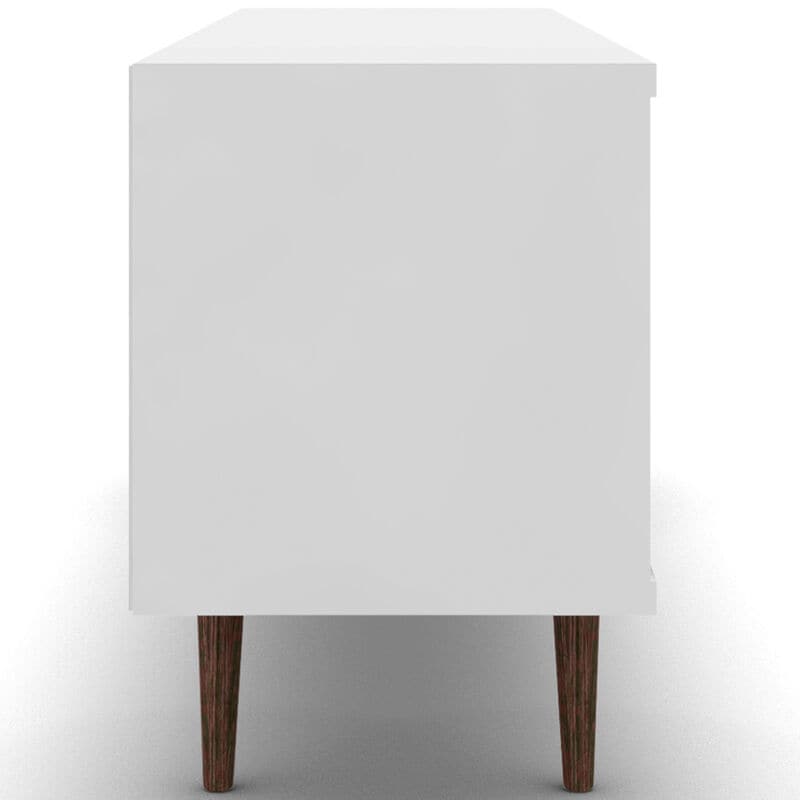 Manhattan Comfort Liberty 63" TV Stand - Rustic Brown & White, , hires