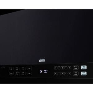 Summit 24 in. 1.4 cu. ft. 1000W Over-the-Range Microwave with 300 CFM & Sensor Cooking - Black, , hires