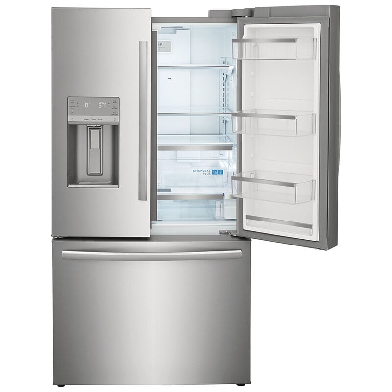 Frigidaire Gallery 36 in. 22.6 cu. ft. Counter Depth French Door Refrigerator with Ice & Water Dispenser - Stainless Steel, Stainless Steel, hires