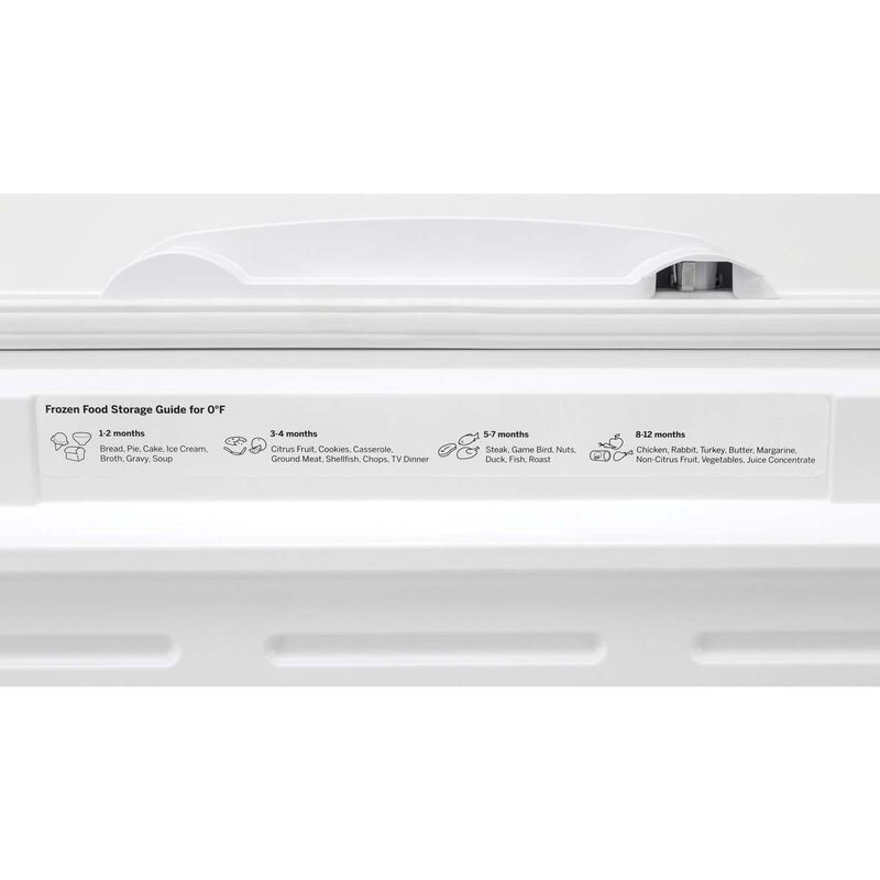 GE 74 in. 21.7 cu. ft. Chest Freezer with Manual Defrost - White, , hires