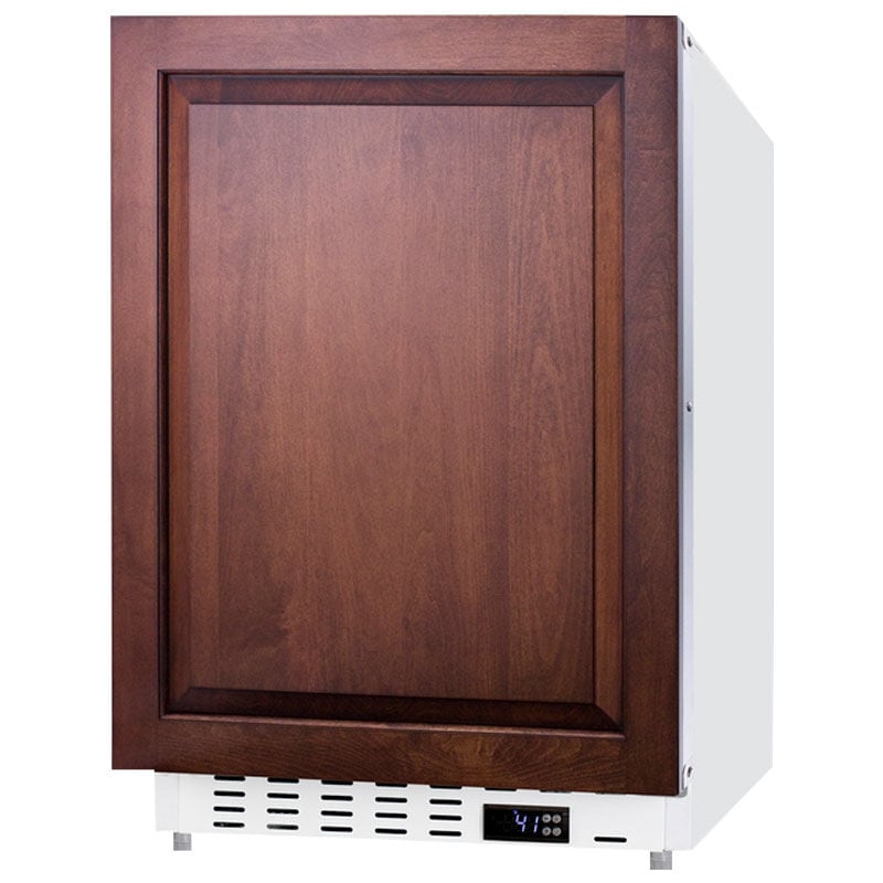 Summit 21 in. 3.5 cu. ft. Undercounter Refrigerator - Custom Panel Ready with White Cabinet, , hires