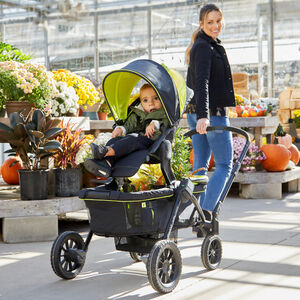 Evenflo Pivot Xplore Stroller Wagon Second Toddler Seat - Adventurer Gray, , hires