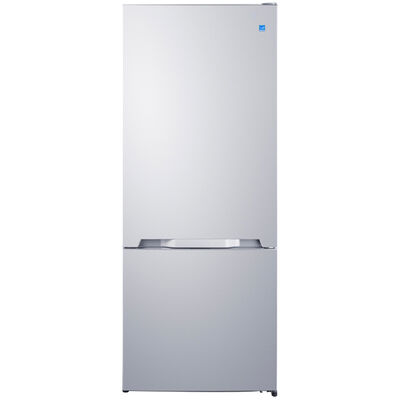 Summit 28 in. 15.1 cu. ft. Counter Depth Bottom Freezer Refrigerator - White (Open Box Excellent Condition) | C000204214