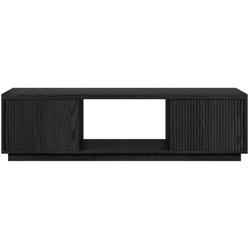Preston & Cole Finnegan 58" Wide TV Stand for TVs up to 65" - Black Grain, , hires