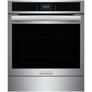 Frigidaire Gallery 24 in. 2.8 cu. ft. Electric Wall Oven with True European Convection & Self Clean - Stainless Steel, Stainless Steel, hires
