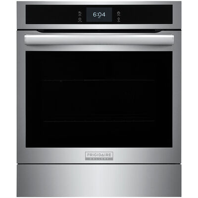 Frigidaire Gallery 24 in. 2.8 cu. ft. Electric Wall Oven with True European Convection & Self Clean - Stainless Steel | GCWS2438AF