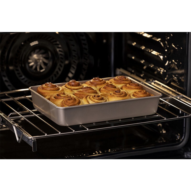 Frigidaire Gallery 30 in. 5.3 cu. ft. Electric Single Wall Oven with True European Convection - Black Stainless, Black Stainless, hires