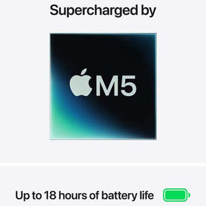 Apple MacBook Air (2026) 15 in. Notebook with Apple Intelligence, Apple M5 10-Core CPU, 10-Core GPU, 16 GB RAM, 512 GB SSD, up to 18 Hrs. of Battery Life & Mac OS - Starlight, Starlight, hires