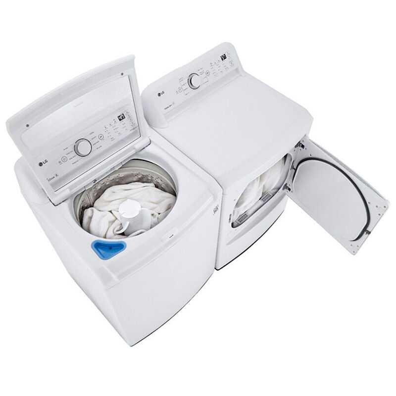 LG 27 in. 7.3 cu. ft. Gas Dryer with Delicate Cycle & Sensor Dry Technology - White, , hires