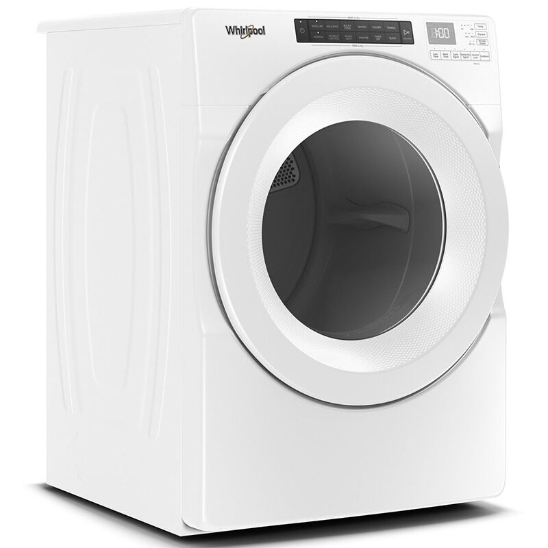 Whirlpool 27 in. 7.4 cu. ft. Electric Dryer with 36 Dryer Programs, 5 Dry Options, Sanitize Cycle & Sensor Dry - White, , hires